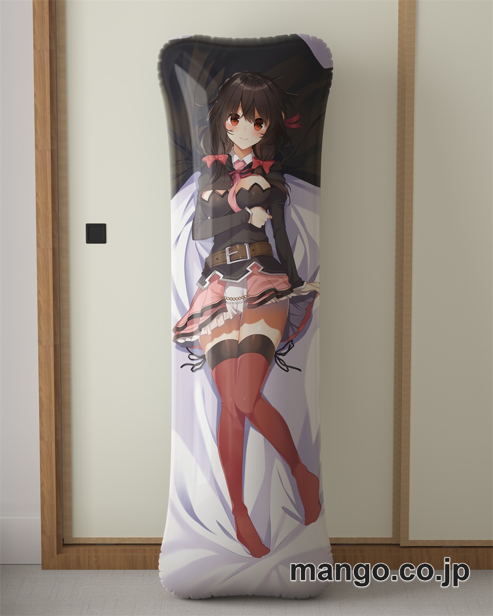 アニメ抱き枕カバーこの素晴らしい世界に祝福を！ゆんゆん大型クッションキャラクターグッズPVC製コレクション用 ビッグサイズ 等身大クッション 立体キャラクターアイテム