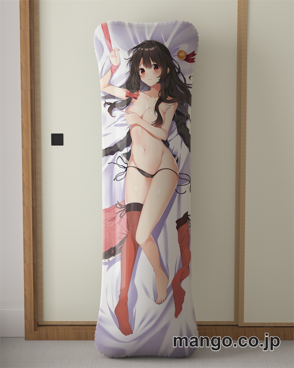 アニメ抱き枕カバーこの素晴らしい世界に祝福を！ゆんゆん大型クッションキャラクターグッズPVC製コレクション用 ビッグサイズ 等身大クッション 立体キャラクターアイテム 2