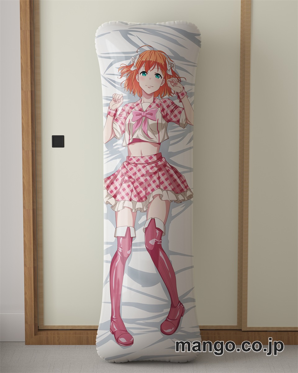 アニメ抱き枕カバー嫌な顔されながらおパンツ見せてもらいたいアイドル～yuina～大型クッションキャラクターグッズPVC製コレクション用｜空気ビニール製 等身大抱き枕 コレクション向けグッズ