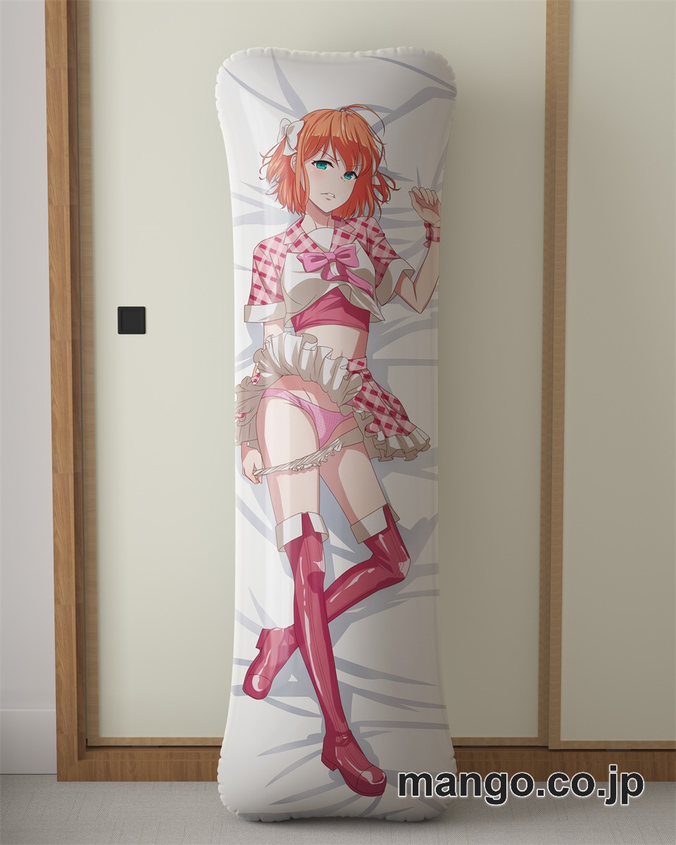 アニメ抱き枕カバー嫌な顔されながらおパンツ見せてもらいたいアイドル～yuina～大型クッションキャラクターグッズPVC製コレクション用｜空気ビニール製 等身大抱き枕 コレクション向けグッズ 2