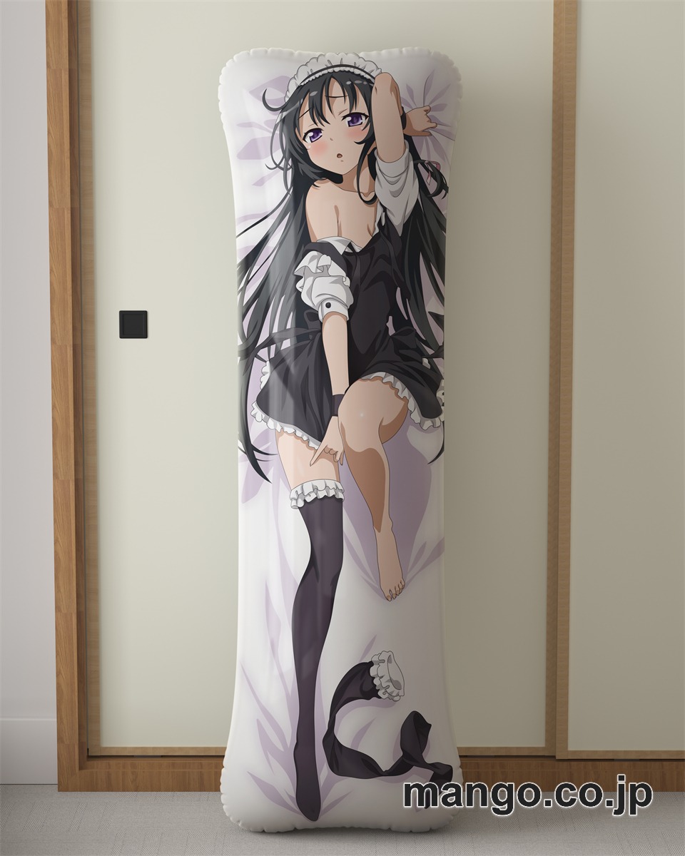 アニメ抱き枕カバー僕は友達が少ない三日月夜空大型クッションキャラクターグッズPVC製コレクション用｜等身大エアクッション ビッグサイズ PVC製 アニメグッズ 2