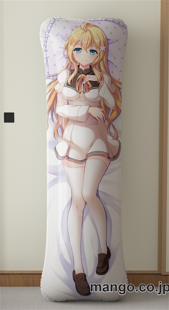 アニメ抱き枕カバー有栖川麗子大型クッションキャラクターグッズPVC製コレクション用｜空気ビニール製 等身大抱き枕 コレクション向けグッズ