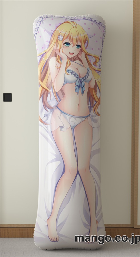 アニメ抱き枕カバー有栖川麗子大型クッションキャラクターグッズPVC製コレクション用｜空気ビニール製 等身大抱き枕 コレクション向けグッズ 2