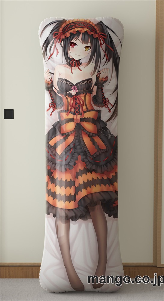 アニメ抱き枕カバー時崎狂三大型クッションキャラクターグッズPVC製コレクション用 等身大 抱き枕 空気ビニール製 キャラクターグッズ