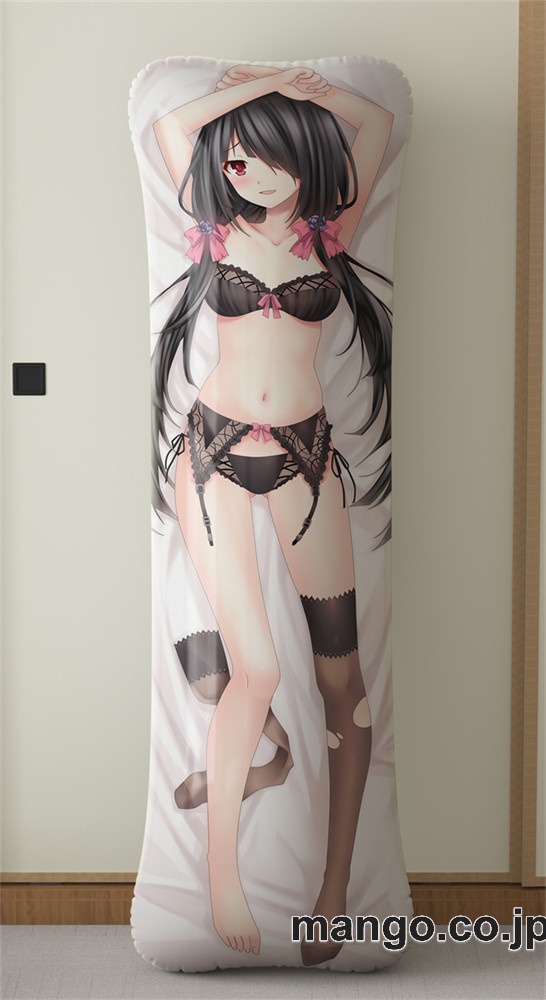 アニメ抱き枕カバー時崎狂三大型クッションキャラクターグッズPVC製コレクション用 等身大 抱き枕 空気ビニール製 キャラクターグッズ 2