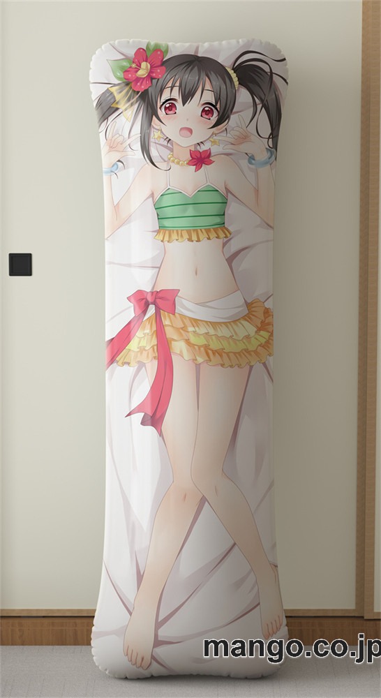 アニメ抱き枕カバー矢澤にこ大型クッションキャラクターグッズPVC製コレクション用 ビッグサイズ 等身大クッション 立体キャラクターアイテム 2