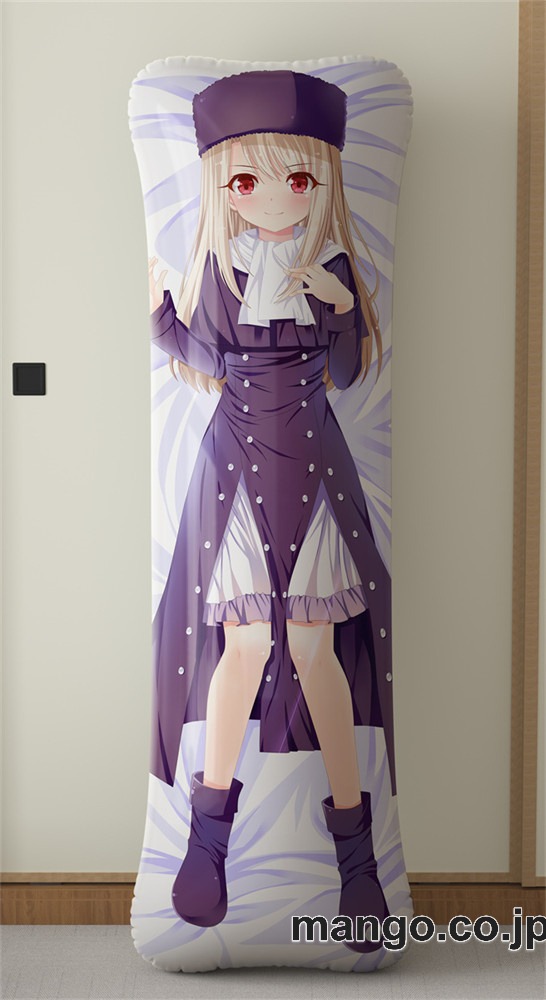 アニメ抱き枕カバープリズマ☆イリヤイリヤスフィール大型クッションキャラクターグッズPVC製コレクション用 等身大 抱き枕 空気ビニール製 キャラクターグッズ