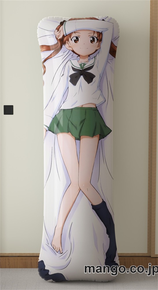 アニメ抱き枕カバーガールズ&パンツァー角谷杏大型クッションキャラクターグッズPVC製コレクション用 等身大ビニールクッション 抱き枕 アニメ・キャラグッズ 2