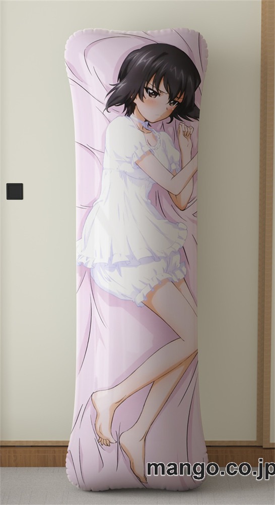 アニメ抱き枕カバーガールズ&パンツァー河嶋桃大型クッションキャラクターグッズPVC製コレクション用｜PVC エアクッション 等身大サイズ 立体ディスプレイ