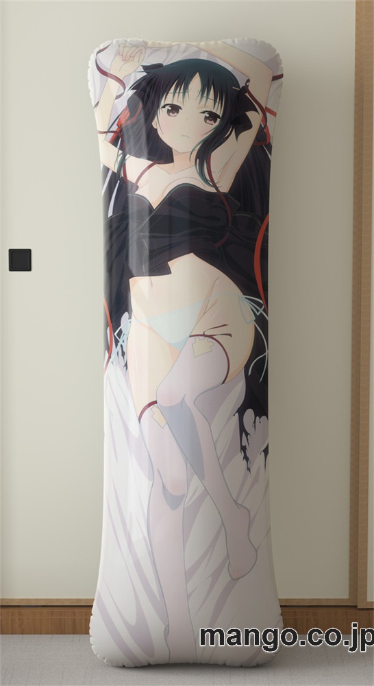 アニメ抱き枕カバー夜夜（やや）大型クッションキャラクターグッズPVC製コレクション用｜等身大エアクッション ビッグサイズ PVC製 アニメグッズ