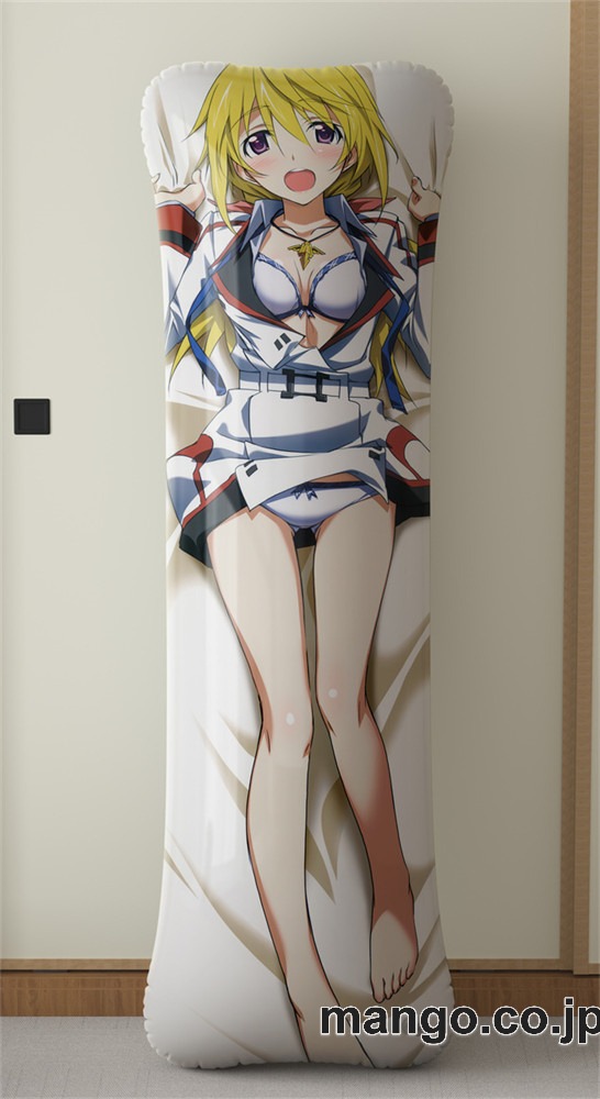 アニメ抱き枕カバーインフィニットストラトスシャルロット デュノア大型クッションキャラクターグッズPVC製コレクション用｜空気ビニール製 等身大抱き枕 コレクション向けグッズ