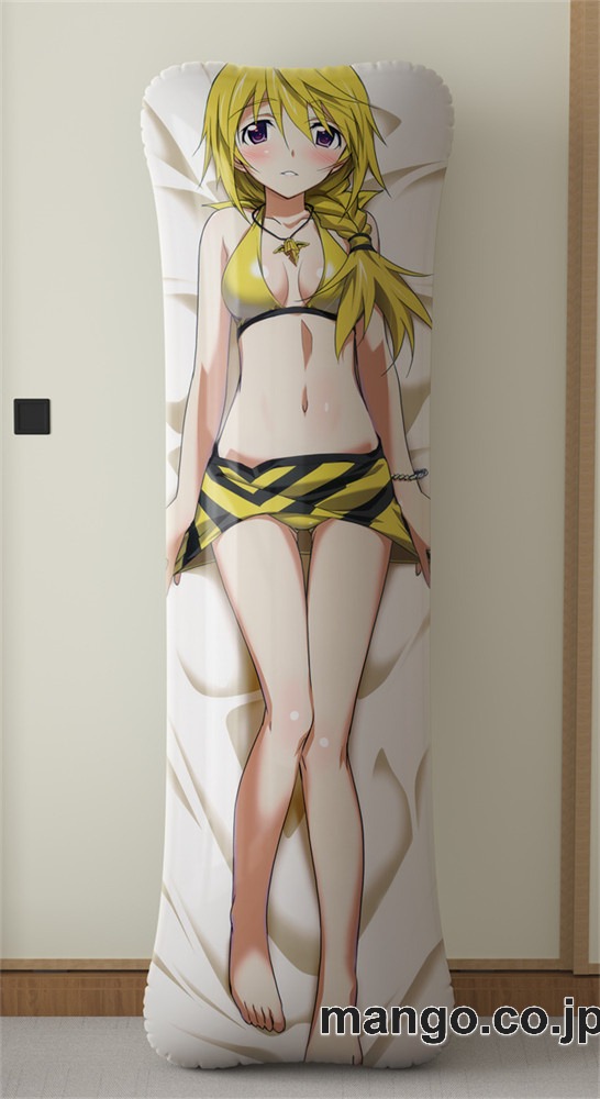 アニメ抱き枕カバーインフィニットストラトスシャルロット デュノア大型クッションキャラクターグッズPVC製コレクション用｜空気ビニール製 等身大抱き枕 コレクション向けグッズ 2