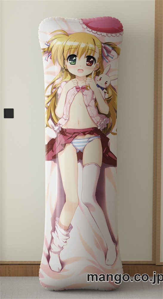アニメ抱き枕カバーViVid高町ヴィヴィオ大型クッションキャラクターグッズPVC製コレクション用｜PVC エアクッション 等身大サイズ 立体ディスプレイ 2