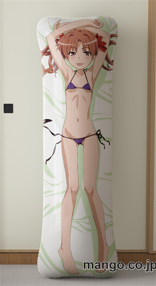 アニメ抱き枕カバー白井黒子大型クッションキャラクターグッズPVC製コレクション用｜空気ビニール製 等身大抱き枕 コレクション向けグッズ 2
