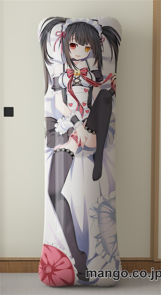 アニメ抱き枕カバー時崎狂三大型クッションキャラクターグッズPVC製コレクション用 等身大 抱き枕 空気ビニール製 キャラクターグッズ