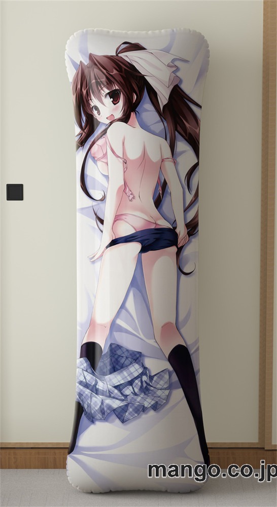アニメ抱き枕カバー中野里佳大型クッションキャラクターグッズPVC製コレクション用｜空気ビニール製 等身大抱き枕 コレクション向けグッズ 2