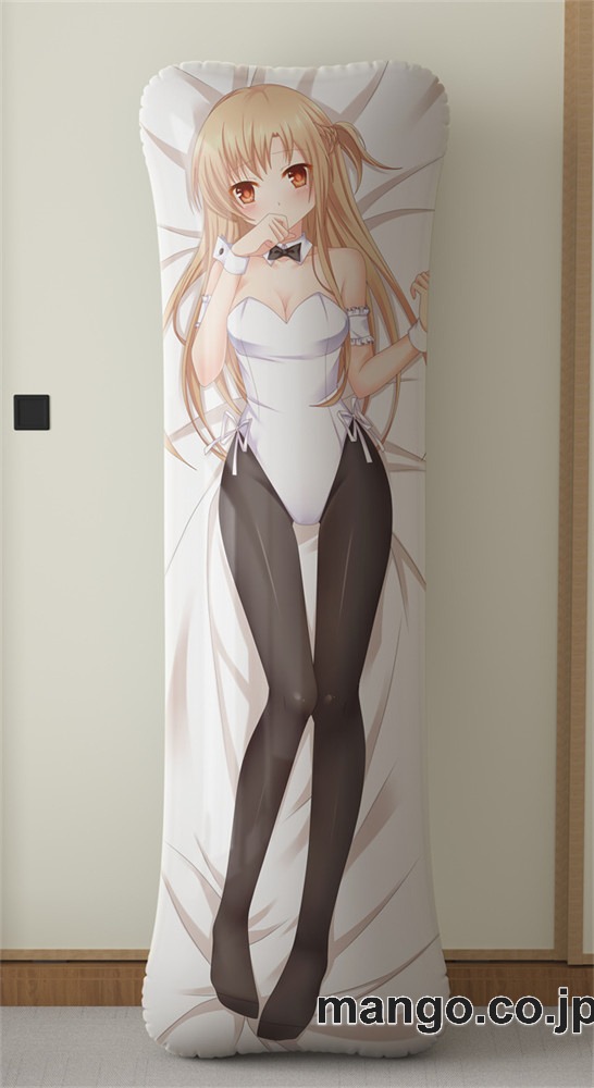 アニメ抱き枕カバーアスナ結城明日奈大型クッションキャラクターグッズPVC製コレクション用｜PVC エアクッション 等身大サイズ 立体ディスプレイ 2