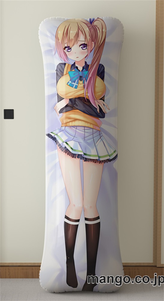 アニメ抱き枕カバーかわかみまい大型クッションキャラクターグッズPVC製コレクション用｜空気ビニール製 等身大抱き枕 コレクション向けグッズ