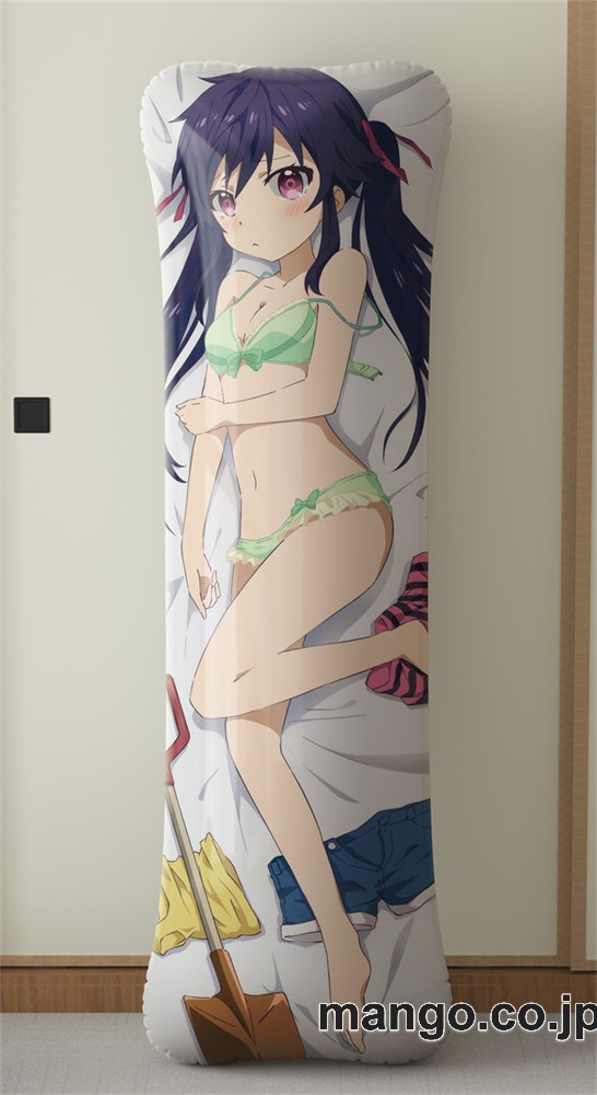 アニメ抱き枕カバー恵飛須沢胡桃大型クッションキャラクターグッズPVC製コレクション用 等身大 抱き枕 空気ビニール製 キャラクターグッズ 2