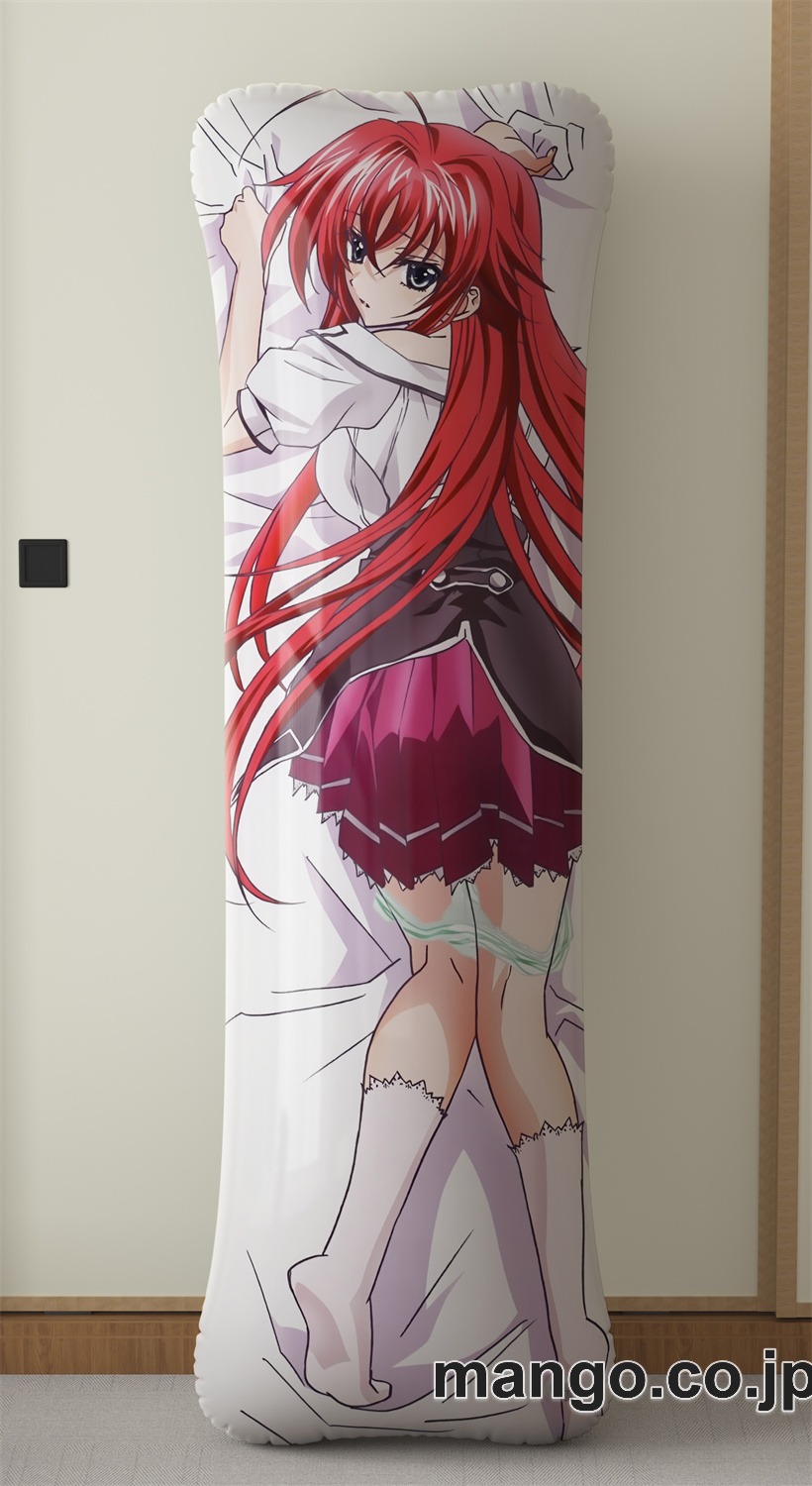 アニメ抱き枕カバー 魔高校大型クッションキャラクターグッズPVC製コレクション用｜空気ビニール製 等身大抱き枕 コレクション向けグッズ