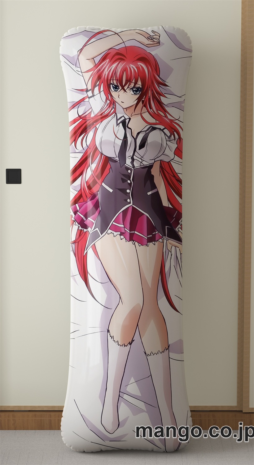 アニメ抱き枕カバー 魔高校大型クッションキャラクターグッズPVC製コレクション用｜空気ビニール製 等身大抱き枕 コレクション向けグッズ 2