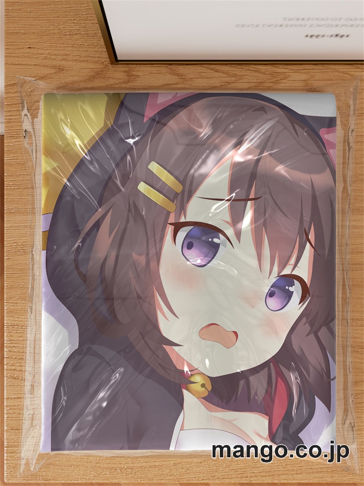 アニメ抱き枕カバー白熊さん＆黒猫ちゃん大型クッションキャラクターグッズPVC製コレクション用 ビッグサイズ 等身大クッション 立体キャラクターアイテム 3