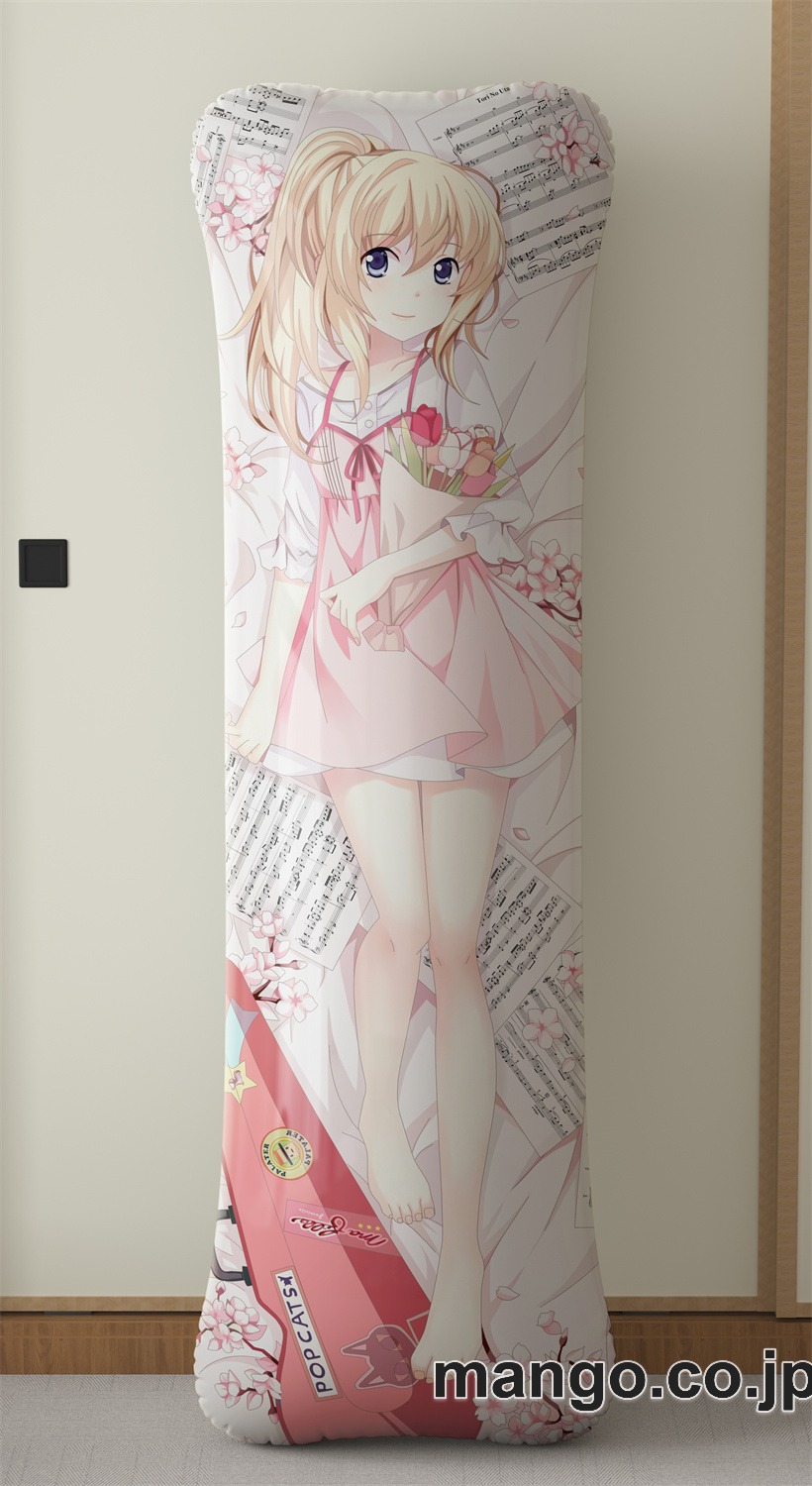 アニメ抱き枕カバー四月は君の嘘宮園かをり大型クッションキャラクターグッズPVC製コレクション用 等身大ビニールクッション 抱き枕 アニメ・キャラグッズ 2