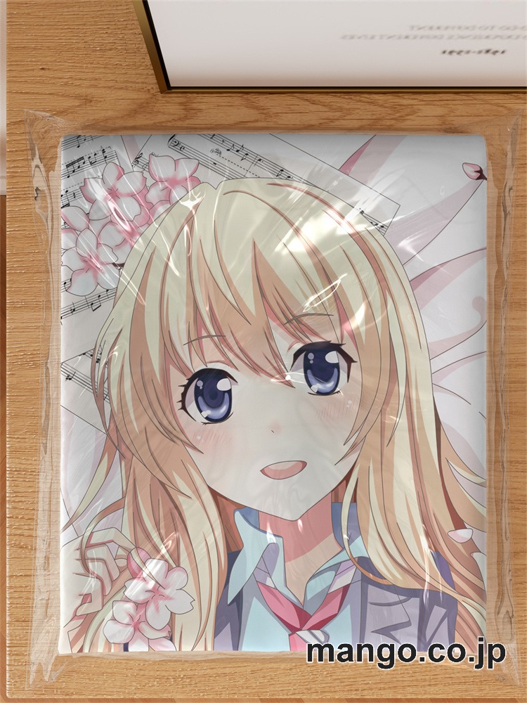 アニメ抱き枕カバー四月は君の嘘宮園かをり大型クッションキャラクターグッズPVC製コレクション用 等身大ビニールクッション 抱き枕 アニメ・キャラグッズ 3