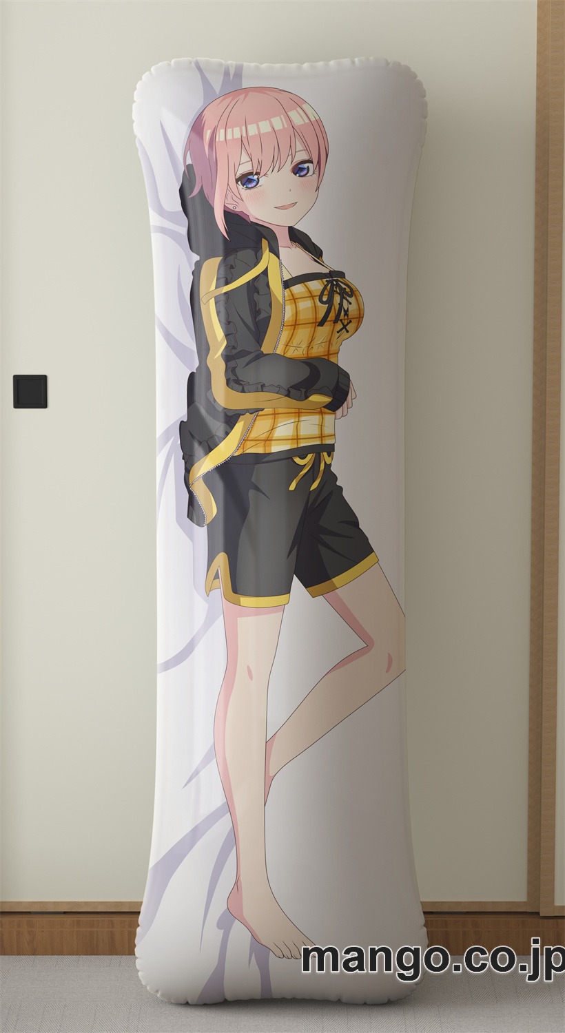 アニメ抱き枕カバー【五等分の花嫁】中野一花大型クッションキャラクターグッズPVC製コレクション用｜等身大エアクッション ビッグサイズ PVC製 アニメグッズ 2