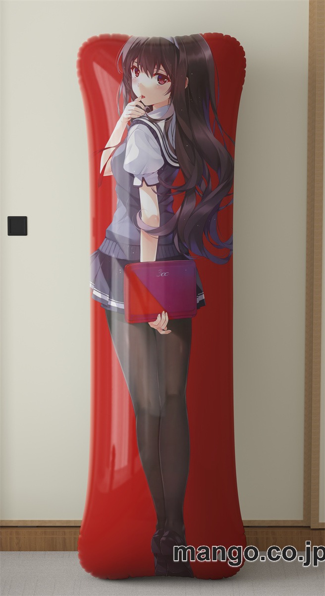 アニメ抱き枕カバー Cradle深崎暮人大型クッションキャラクターグッズPVC製コレクション用｜空気ビニール製 等身大抱き枕 コレクション向けグッズ