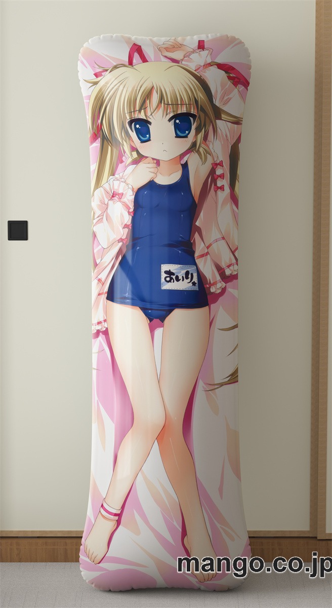アニメ抱き枕カバーSmileShooter鈴比良あいり大型クッションキャラクターグッズPVC製コレクション用｜PVC エアクッション 等身大サイズ 立体ディスプレイ 2