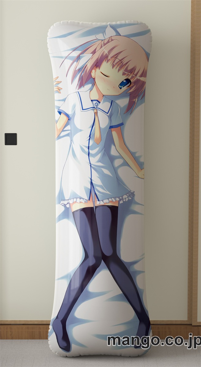 アニメ抱き枕カバーアニメ純真無垢な天然妹系大型クッションキャラクターグッズPVC製コレクション用｜等身大エアクッション ビッグサイズ PVC製 アニメグッズ