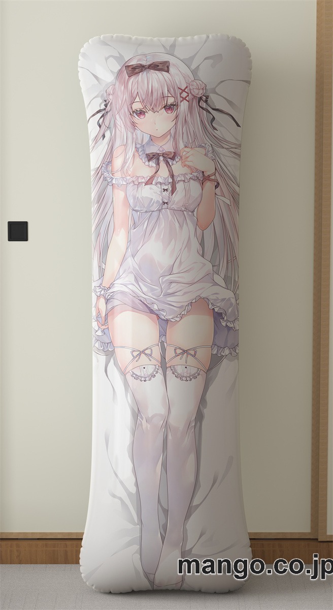 アニメ抱き枕カバー[オリジナル]白アリス大型クッションキャラクターグッズPVC製コレクション用｜等身大エアクッション ビッグサイズ PVC製 アニメグッズ