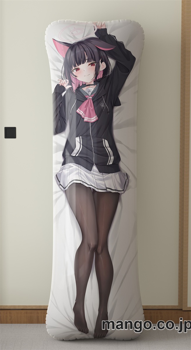 アニメ抱き枕カバー[ブルーアーカイブ]杏山カズサ大型クッションキャラクターグッズPVC製コレクション用 ビッグサイズ 等身大クッション 立体キャラクターアイテム
