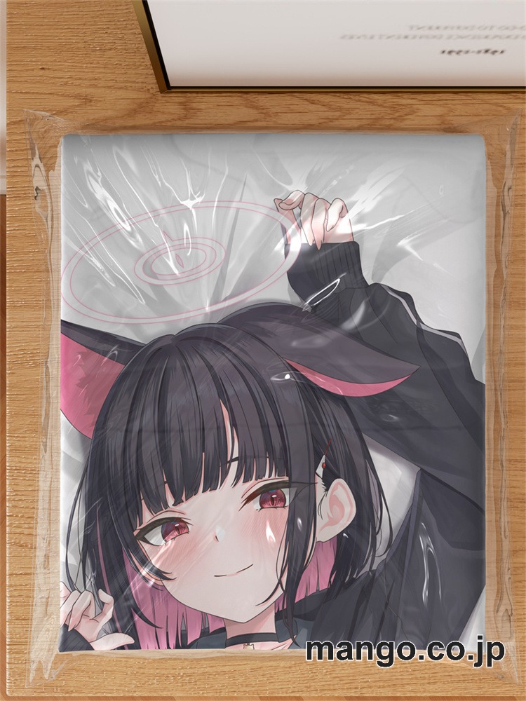 アニメ抱き枕カバー[ブルーアーカイブ]杏山カズサ大型クッションキャラクターグッズPVC製コレクション用 ビッグサイズ 等身大クッション 立体キャラクターアイテム 3