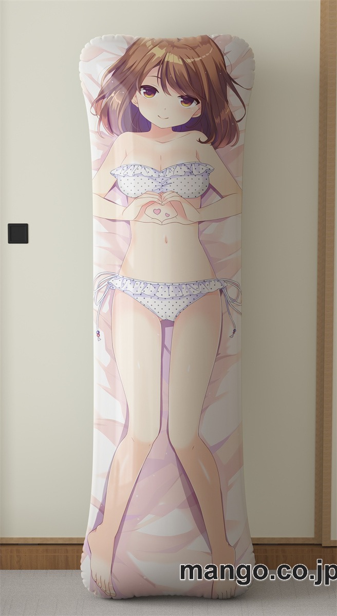 アニメ抱き枕カバー「ガールフレンド（仮)椎名心実」大型クッションキャラクターグッズPVC製コレクション用｜等身大エアクッション ビッグサイズ PVC製 アニメグッズ