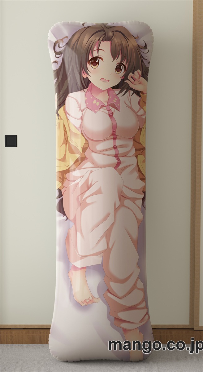 アニメ抱き枕カバーアイドルマスターシンデレラガールズ島村卯月大型クッションキャラクターグッズPVC製コレクション用｜PVC エアクッション 等身大サイズ 立体ディスプレイ