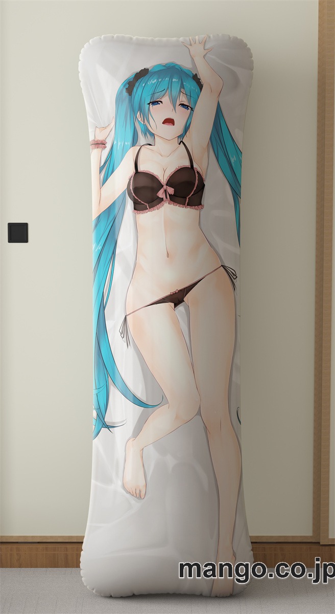 アニメ抱き枕カバーVOCALOID初音ミク大型クッションキャラクターグッズPVC製コレクション用｜空気ビニール製 等身大抱き枕 コレクション向けグッズ 2