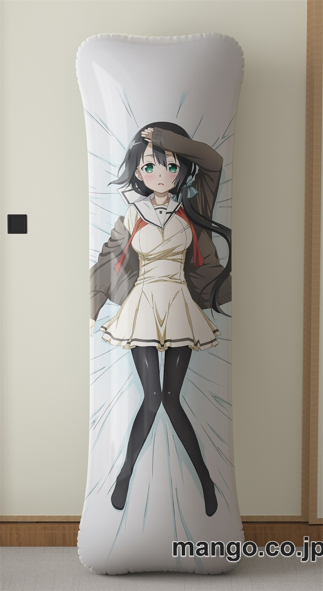 アニメ抱き枕カバー東郷美森結城友奈は勇者である大型クッションキャラクターグッズPVC製コレクション用｜空気ビニール製 等身大抱き枕 コレクション向けグッズ