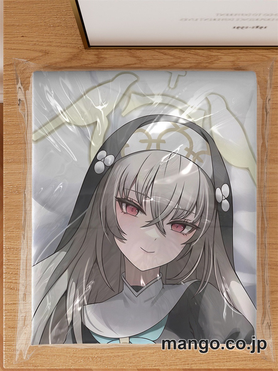 アニメ抱き枕カバー[ブルーアーカイブ]歌住サクラコ大型クッションキャラクターグッズPVC製コレクション用 ビッグサイズ 等身大クッション 立体キャラクターアイテム 3