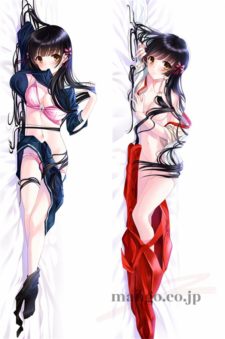 【祝姫】黒神十重 抱き枕カバー 50×160cm 2WAYトリコット 祝姫 黒神十重 抱き枕カバー