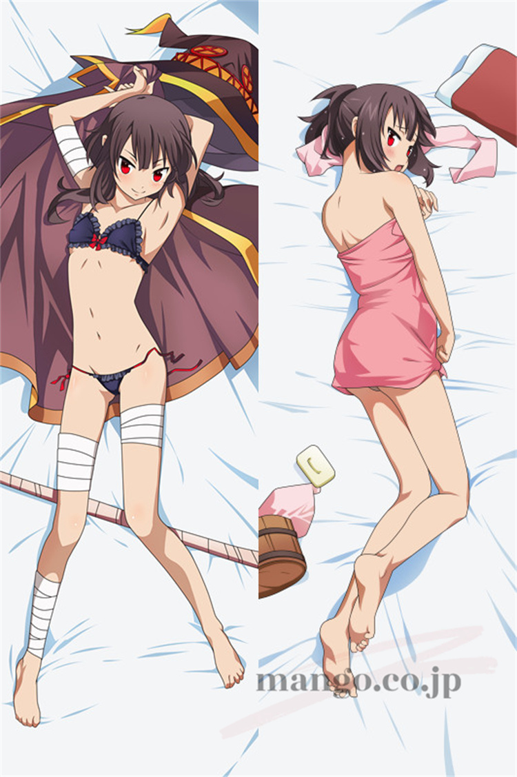 【にほん女子校生ずかん】椿なこ 抱き枕カバー 50×160cm 2WAYトリコット この素晴らしい世界に祝福を！2 めぐみん 抱き枕カバー