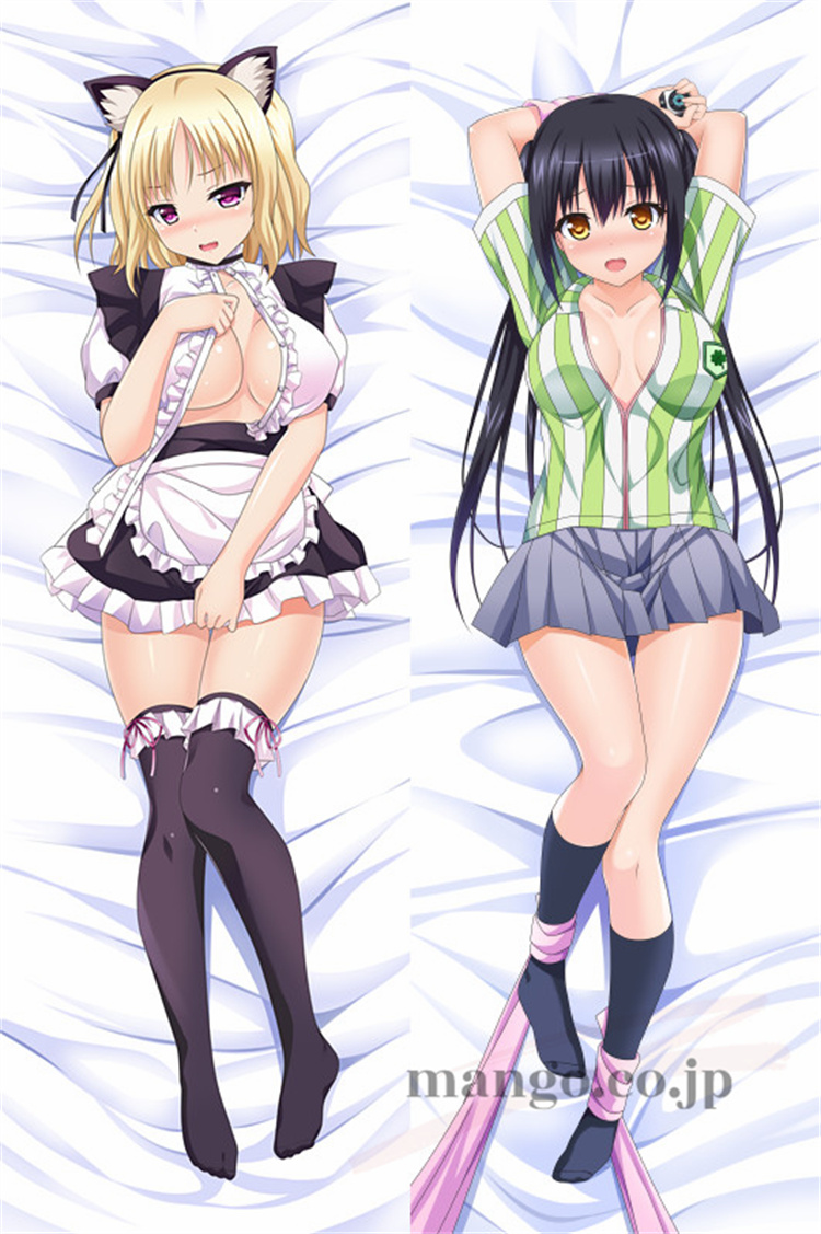【ネコ耳蓮っ葉＆痴撮っ娘】抱き枕カバー 50×160cm 2WAYトリコット ネコ耳蓮っ葉＆痴撮っ娘 抱き枕カバー