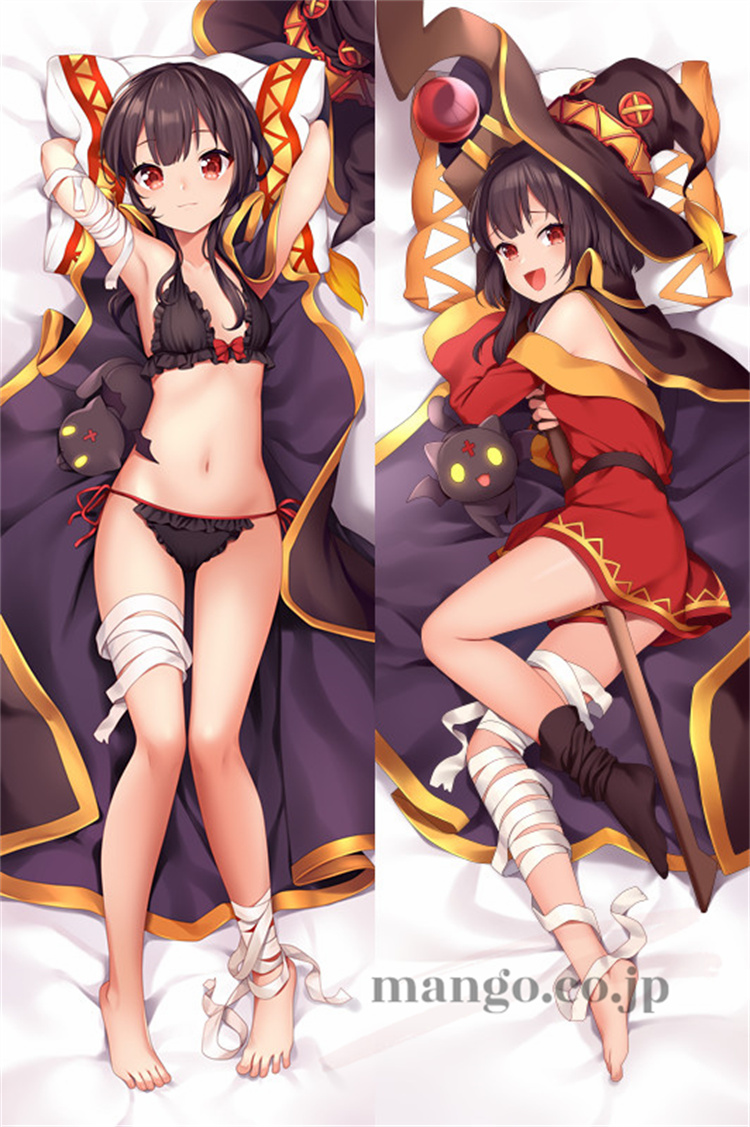 【この素晴らしい世界に祝福を！】めぐみんちゃん 抱き枕カバー 160×50cm 2WAYトリコット  めぐみんちゃん 抱き枕カバー