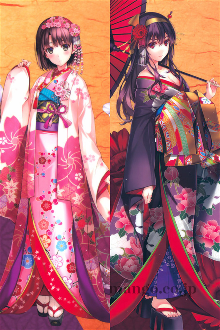 【冴えない彼女の育てかた】加藤恵＆霞ヶ丘詩羽 抱き枕カバー 160×50cm 2WAYトリコット 冴えない彼女の育てかた 加藤恵 霞ヶ丘詩羽 抱き枕カバー