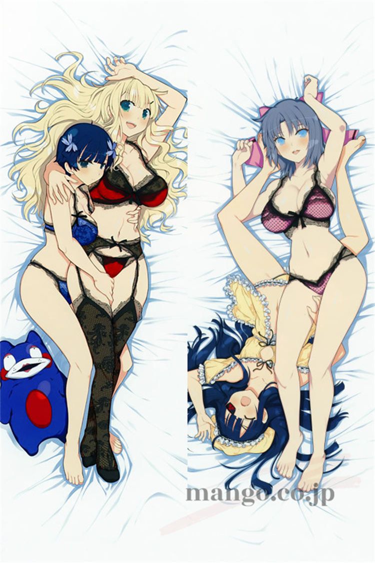 【閃乱カグラ】夜桜＆詠＆未来＆雪泉 抱き枕カバー 160×50cm 2WAYトリコット 閃乱カグラ 夜桜 詠 未来 雪泉 抱き枕カバー