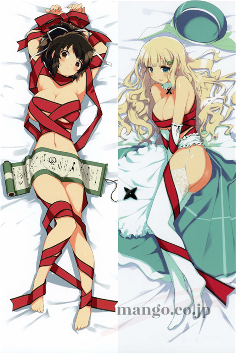 【閃乱カグラ】飛鳥＆詠 抱き枕カバー 160×50cm 2WAYトリコット 閃乱カグラ 飛鳥 詠 抱き枕カバー