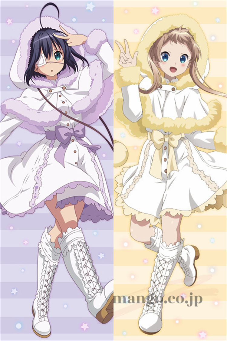 【中二病でも恋がしたい！】小鳥遊六花＆早苗凸守 抱き枕カバー 160×50cm 2WAYトリコット 中二病でも恋がしたい！小鳥遊六花 早苗凸守 抱き枕カバー