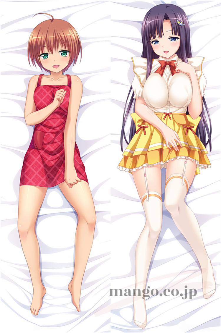 【オリジナル】あねちじょ マックスハート（更紗＆かすり） 抱き枕カバー 160×50cm 2WAYトリコット あねちじょ マックスハート（更紗＆かすり） 抱き枕カバー