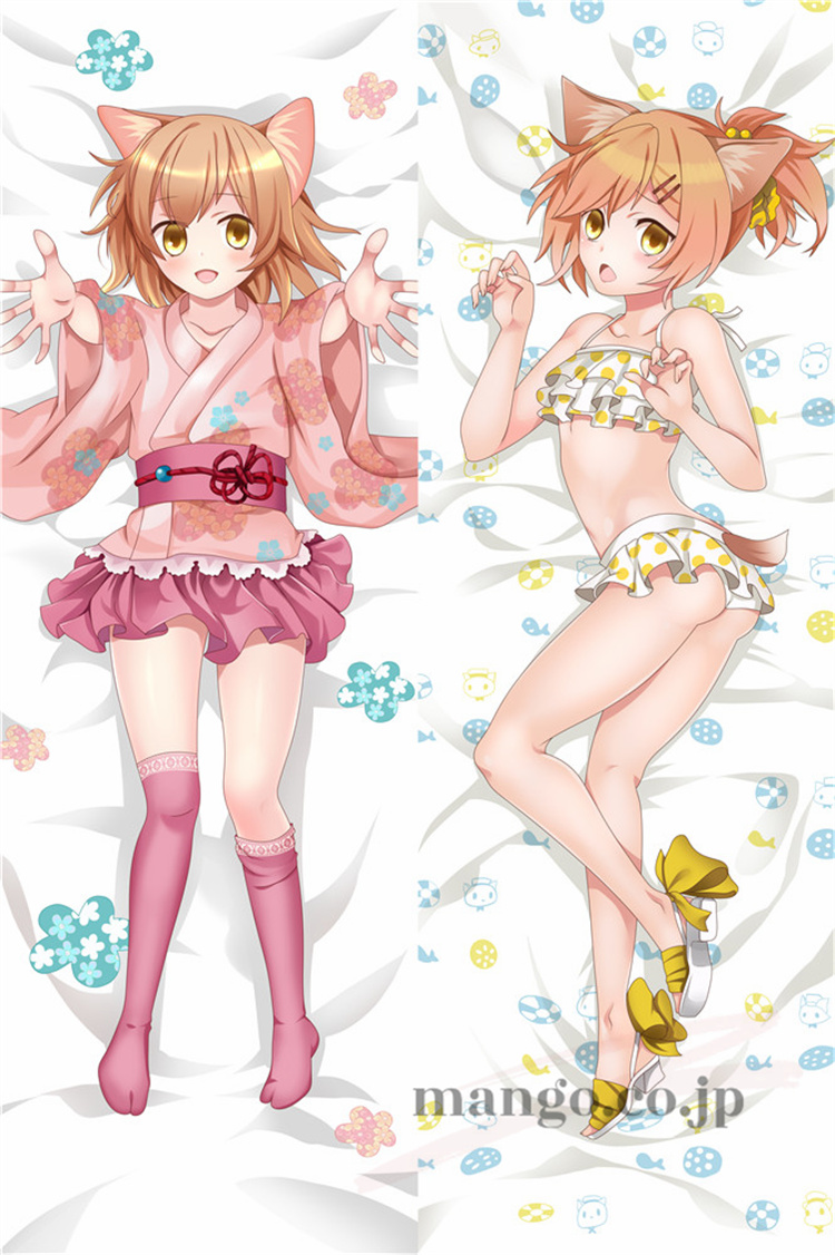 【猫耳さばいばー！】のん 抱き枕カバー 160×50cm 2WAYトリコット  （のん） 抱き枕カバー